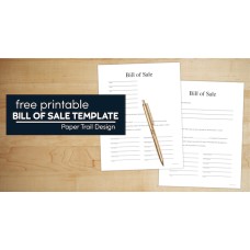 Bill of Sale Forms (24)