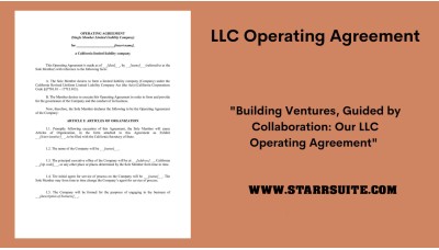 LLC Operating Agreement Templates (3)