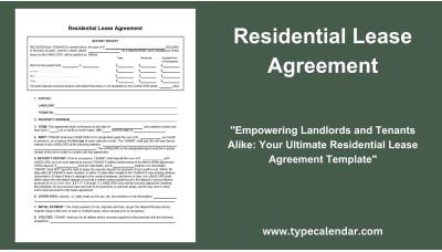 Rental  Lease Agreement Templates 15