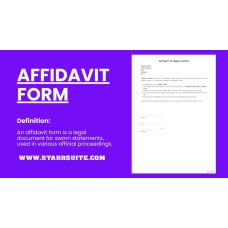 Small Estate Affidavit Form