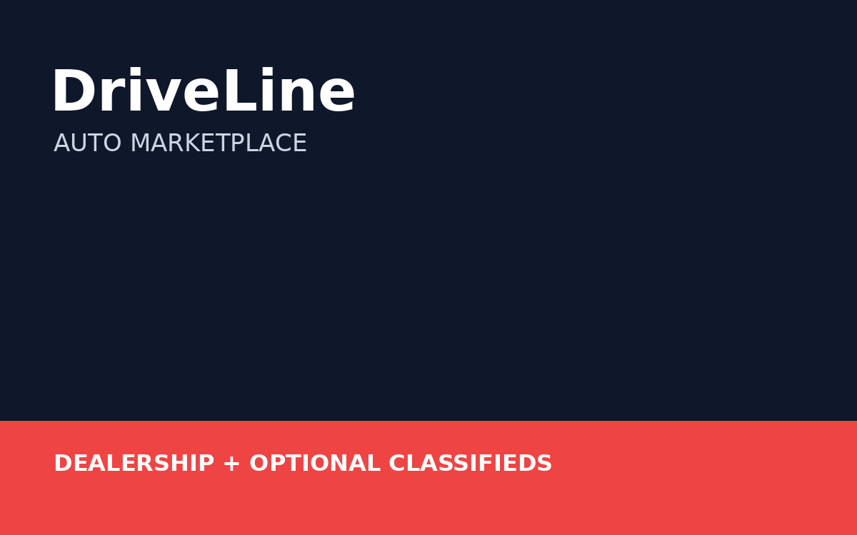 DriveLine Auto Marketplace