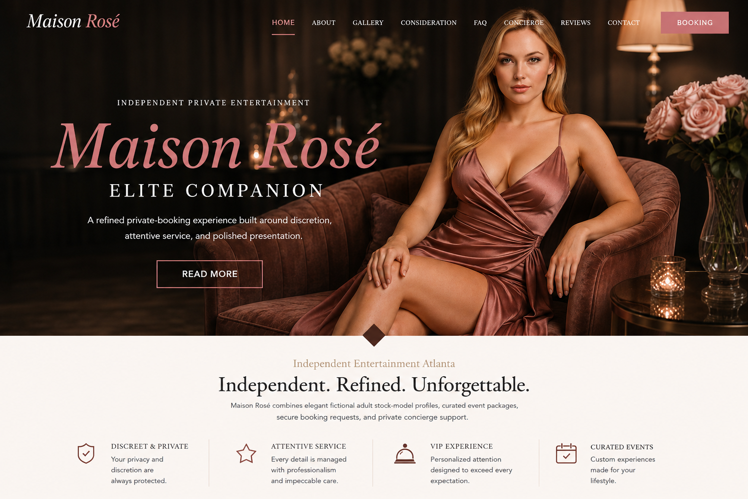 Maison Rosé Entertainment — Original Design