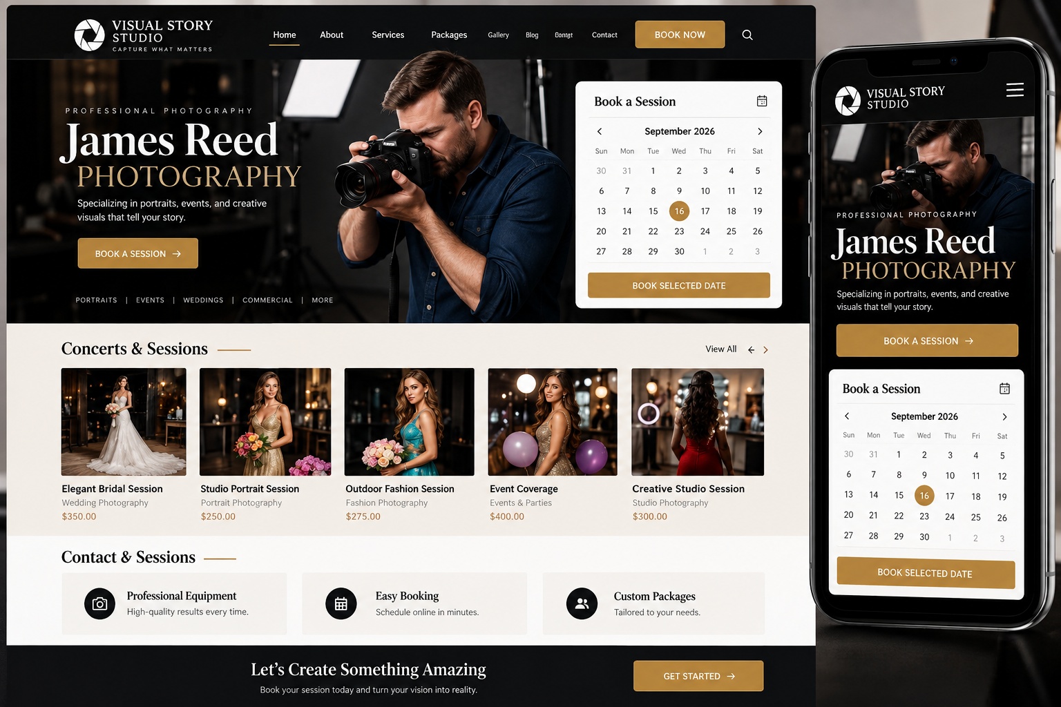 Visual Story Photography Business Platform