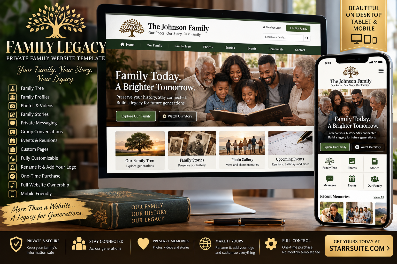 Family Legacy — Family Tree & Legacy Platform