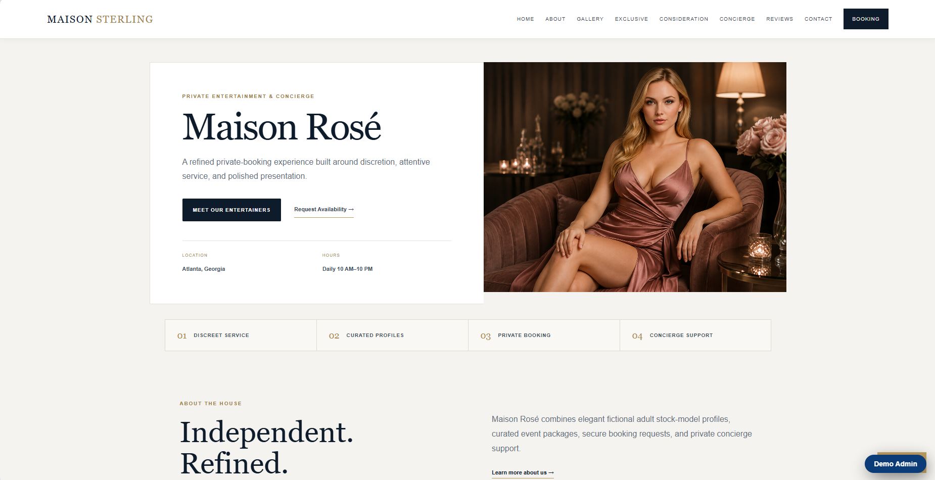 Maison Sterling Professional Entertainment