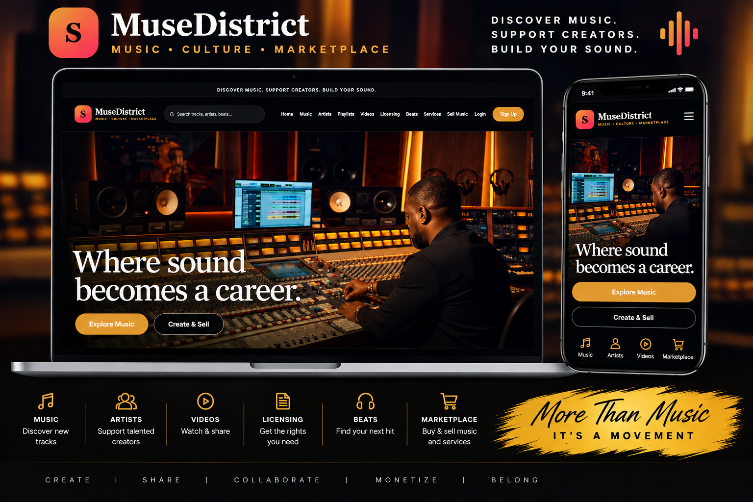 MuseDistrict Music Marketplace